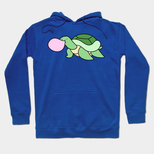 Bubblegum Turtle Hoodie by saradaboru